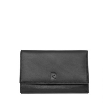 Дамско портмоне черно дребен шагрен Pierre Cardin 
PCL01103