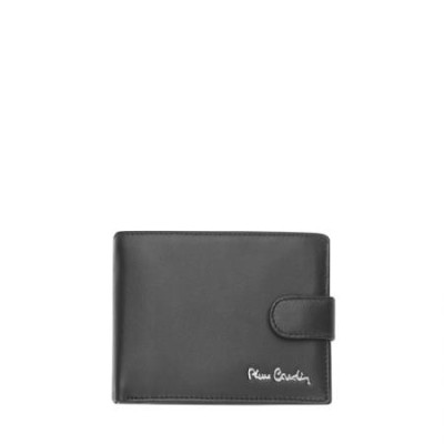 Мъжки портфейл черен мат Pierre Cardin с клипс 
PCL02501