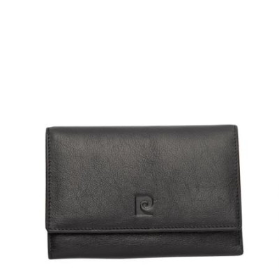 Дамско портмоне черно дребен шагрен Pierre Cardin 
PCL01003