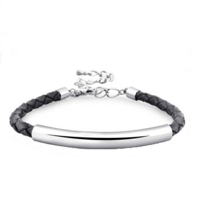 Мъжка гривна неръждаема стомана Silver Flame SW004L Мъжка гривна неръждаема стомана Silver Flame SW004L