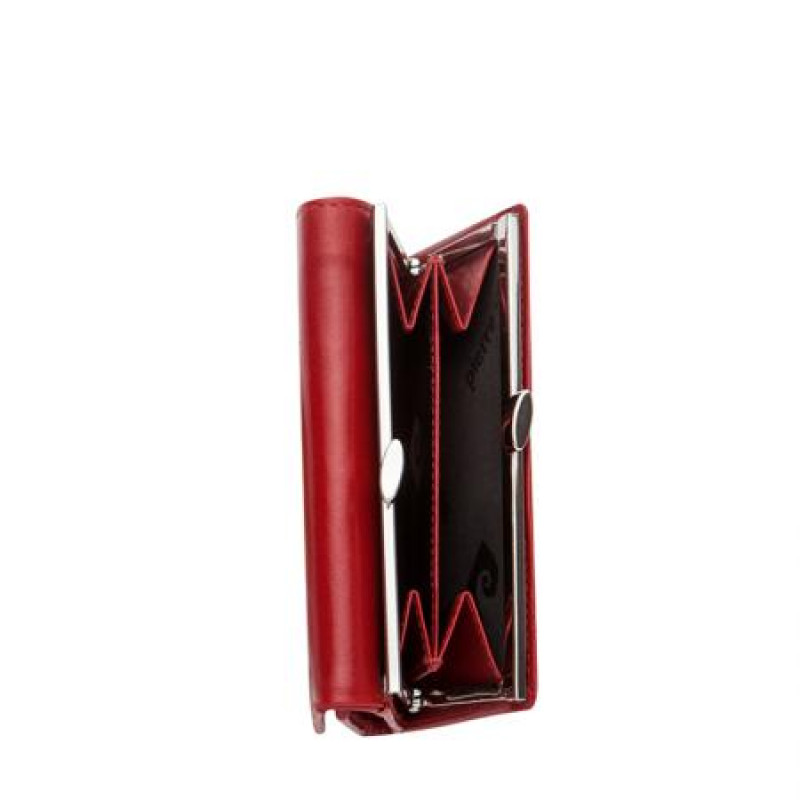 Дамско портмоне червено гладко Pierre Cardin 
PCL00118