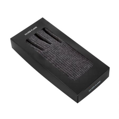 Мъжки сиви ръкавици Silver Flame SFG03BG1 Мъжки сиви ръкавици Silver Flame SFG03BG1