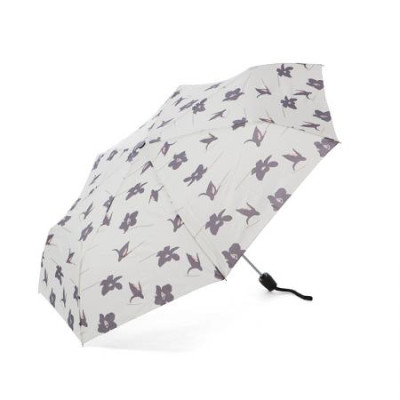 Дамски бял чадър с орхидея Pierre Cardin H82374W