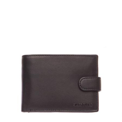 Мъжки черен портфейл Silver Flame колекция Бъфало 
SFT0402