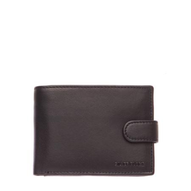 Мъжки черен портфейл Silver Flame колекция Бъфало 
SFT0402