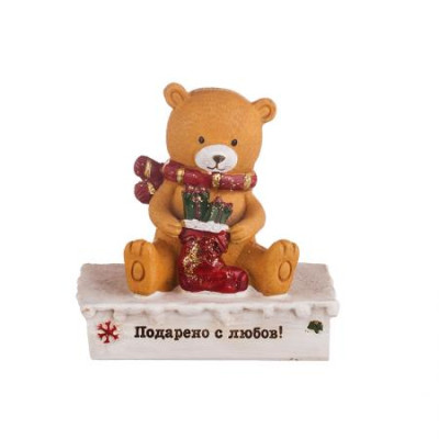 Meченце с коледен ботуш 
KN035