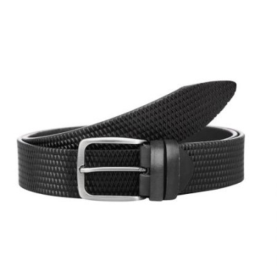 Черен колан с интересен дизайн Italian belts 115см 
0801-115