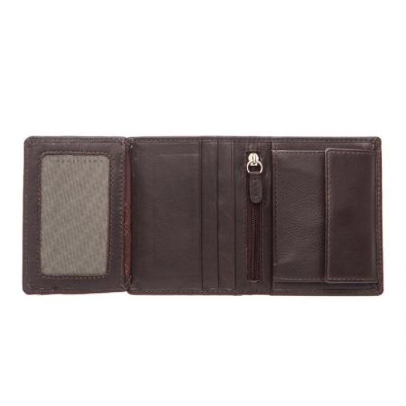 Мъжки портфейл кафяв Silver Flame колекция Сафари 
SFT1119