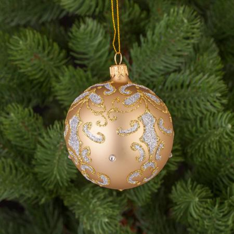 Стъклена златна топка 
RM01500S