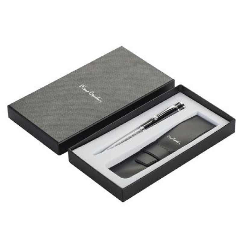 Химикал Crystal черен със сребърно Pierre Cardin 
PCT16