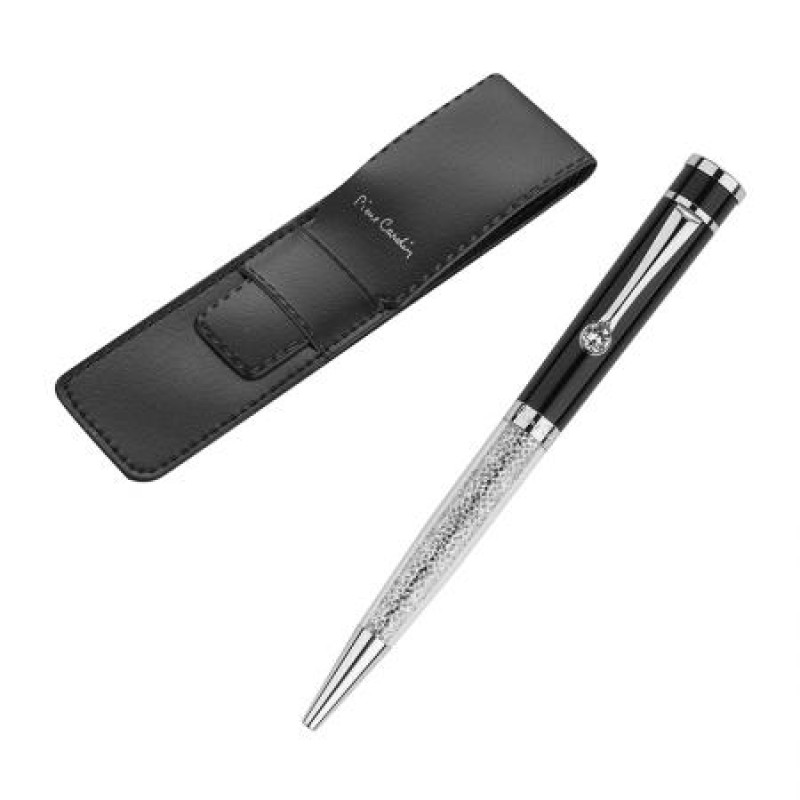 Химикал Crystal черен със сребърно Pierre Cardin 
PCT16
