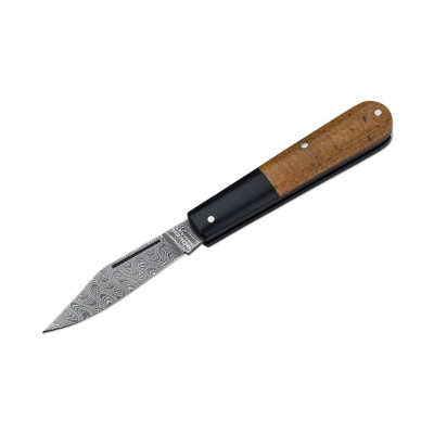 Джобен нож Boker Solingen Barlow Integral Burlap Micarta Damast 110943DAM