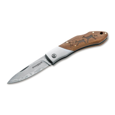 Джобен нож Boker Magnum Caveman Damascus 01RY818DAM