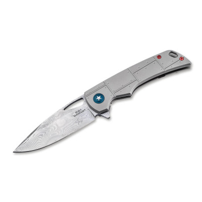Джобен нож Boker Plus P-51 Damast 01BO910DAM