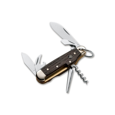 Джобен нож Boker Solingen Camp Knife Smoked Oak 110183