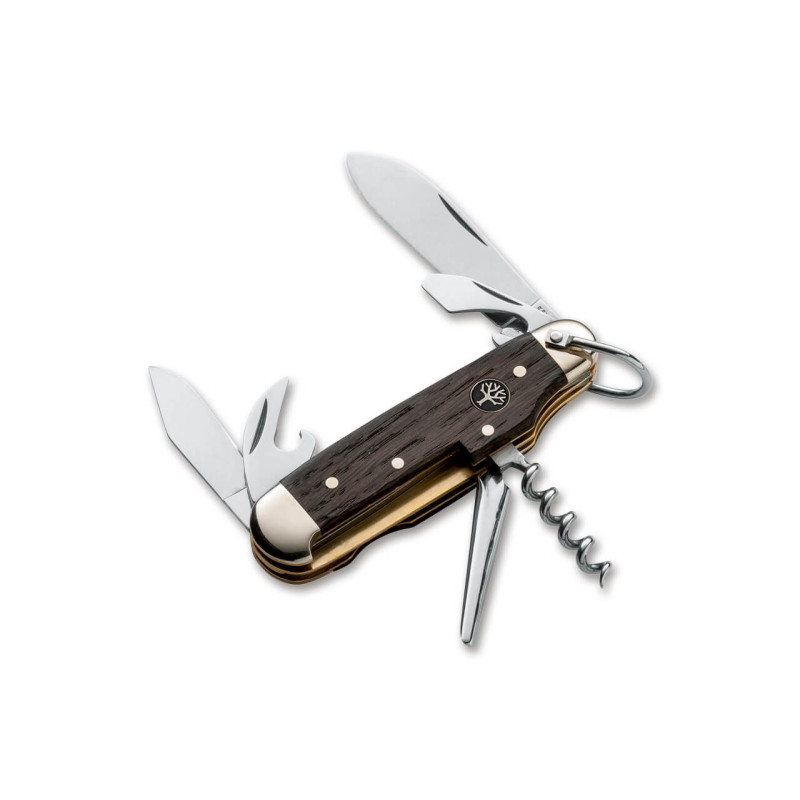Джобен нож Boker Solingen Camp Knife Smoked Oak 110183