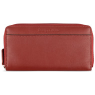 Дамски кожен портфейл Bugatti Banda Zip Ladies Long Wallet, червен 49 1336 16