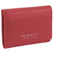 Дамски кожен портфейл Bugatti Linda Continental 6CC, eстествена кожа, червен 49 3679 16