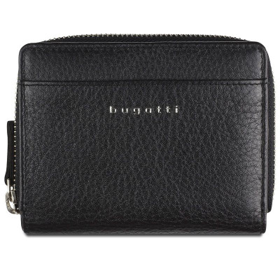 Кожен портфейл Bugatti LADY Top, с цип, черен 49 6105 01