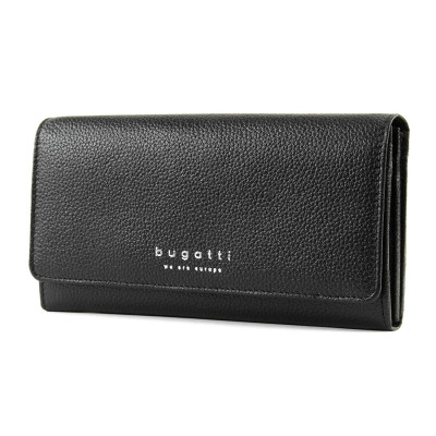Кожен портфейл Bugatti Linda Continetal, дамски, черен 49 3677 01