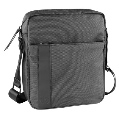 Чанта Bugatti Domani, полиестер голяма, черна 49 5859 13