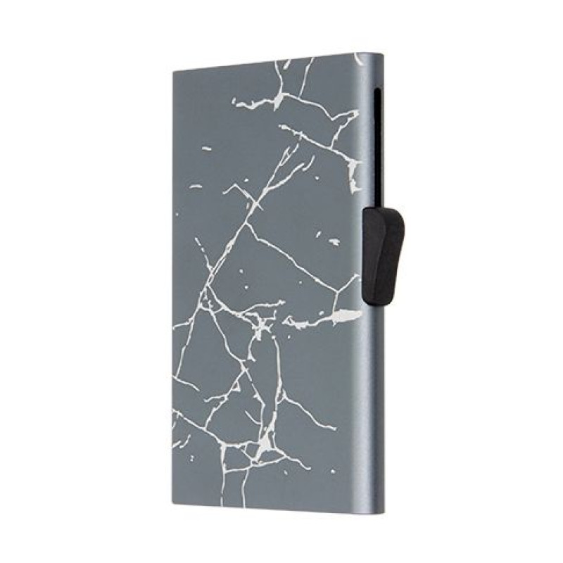 Картодържател C-SECURE Cardholder,  Grey marble CH001-GY-MRB