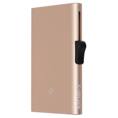 Картодържател C-SECURE XL Cardholder, Champagne Gold XL-CH001-CHG