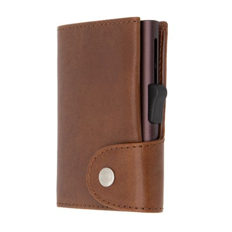 Картодържател C-SECURE XLV с портфейл, Gun XLV-WCH001-BR-BR