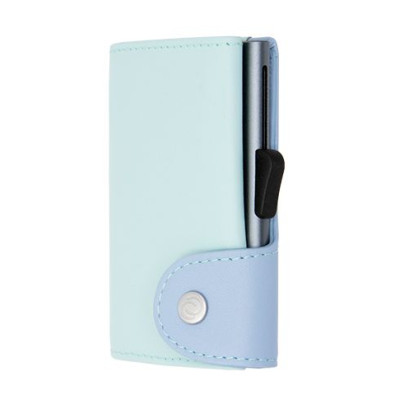 Картодържател C-SECURE с портфейл и монетник, Aqua/ Ice / Grey cardholder COIN-WCH001-LGR-LBL-GY