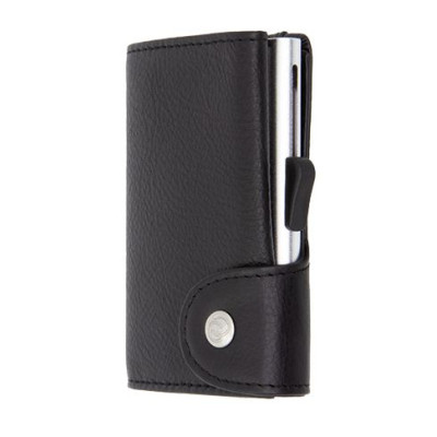 Картодържател C-SECURE с портфейл, Black Nero CS-WCH001-BKN-SI
