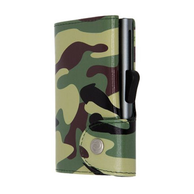 Картодържател C-SECURE с портфейл, Camouflage Green CS-WCH004-CAMGR-GY