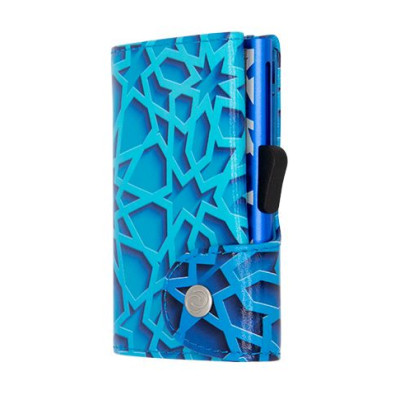 Картодържател C-SECURE с портфейл, Tribe Blue CS-WCH004-TRBBL-TRBBL