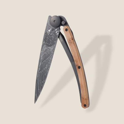Джобен нож Deejo 37g, Juniper wood / Eagle 1GB000108