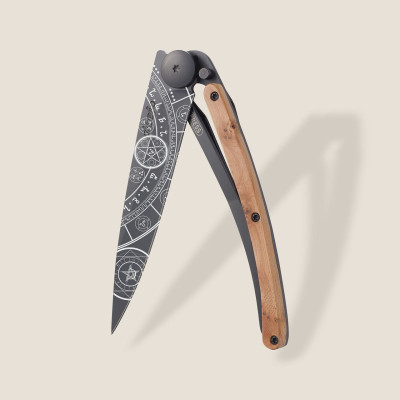 Джобен нож Deejo 37g, Juniper wood / Esoteric 1GB000113