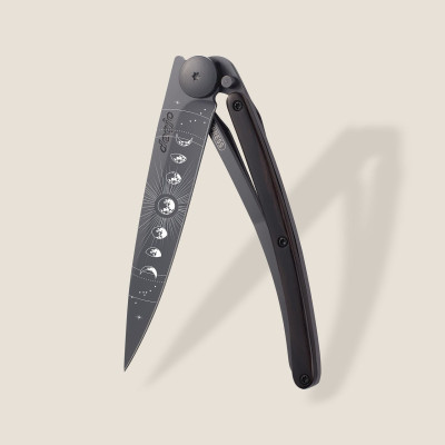 Джобен нож Deejo 37g, Ebony / Moon Phase 1GB000162