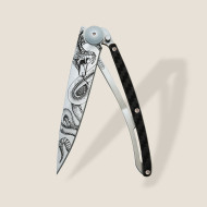 Джобен нож Deejo 37g, Carbon Fiber / Snake 1CC000209