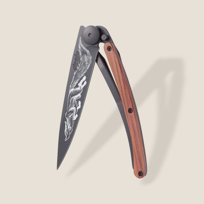Джобен нож Deejo 37g, Coral wood / Fox 1GB000153