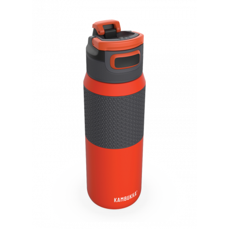 Бутилка за вода двустенна, 750мл, Kambukka Elton Insulated с капак 3 в 1 Snapclean®, оранжева 11-03014 Бутилка за вода двустенна, 750мл, Kambukka Elton Insulated с капак 3 в 1 Snapclean®, оранжева 11-03014