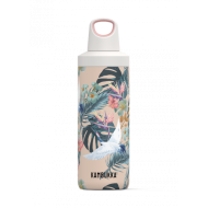 Бутилка за вода двустенна Kambukka Reno Insulated с капак 2 в 1 Twist, 500 мл, райски цветя 11-05003