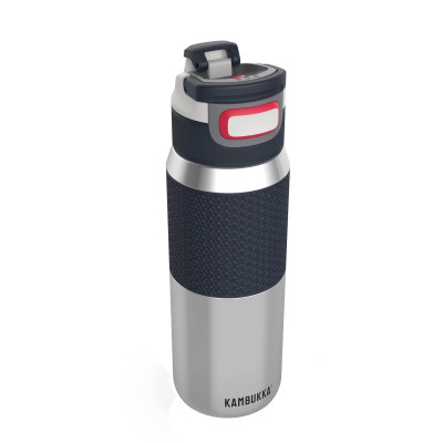 Бутилка за вода двустенна, 750мл, Kambukka Elton Insulated с капак 3 в 1 Snapclean®, Stainless Steel 11-03025