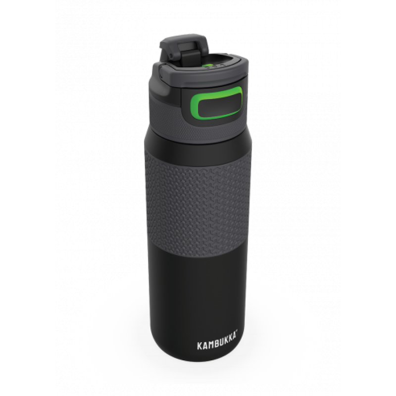 Бутилка за вода двустенна, 750мл, Kambukka Elton Insulated с капак 3 в 1 Snapclean®, черна 11-03012 Бутилка за вода двустенна, 750мл, Kambukka Elton Insulated с капак 3 в 1 Snapclean®, черна 11-03012