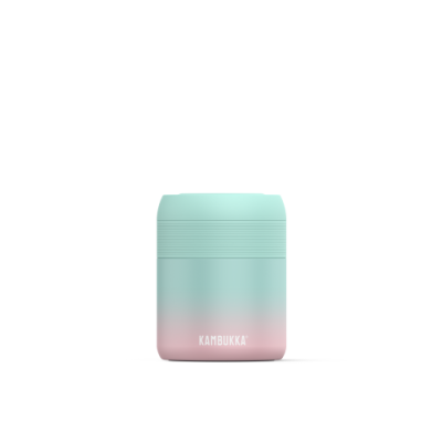Кутия за храна и напитки, 600 мл, Kambukka Bora с винтов капак, Neon Mint 11-06006