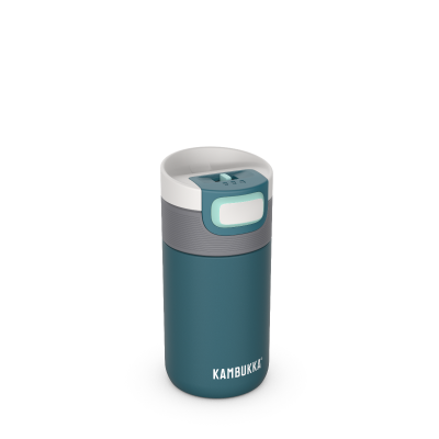 Термочаша ​от неръждаема стомана Kambukka Etna с термокапак 3 в 1 Snapclean®, 300 мл, Deep Teal 11-01025