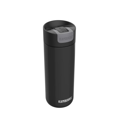 Термочаша ​от неръждаема стомана Kambukka Olympus с термокапак Snapclean®, 500 мл, Matte Black 11-02016