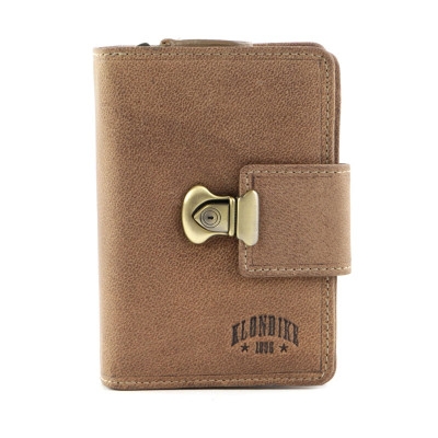 Кожен портфейл Klondike Kitty, дамски, светлокафяв KD1029-02