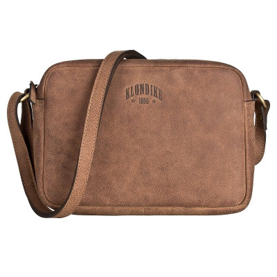Кожена чанта Klondike Kisha, хоризонтална, кафява KD1067-02