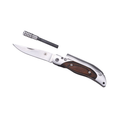 Сгъваем нож LAGUIOLE FOLDABLE KNIFE WITH FIRE STARTER ROSEWOOD HANDLE 40268967