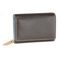 Дамски портфейл Mano Multicolorus 03 кафяв/тъмнокафяв M17703BR/TP