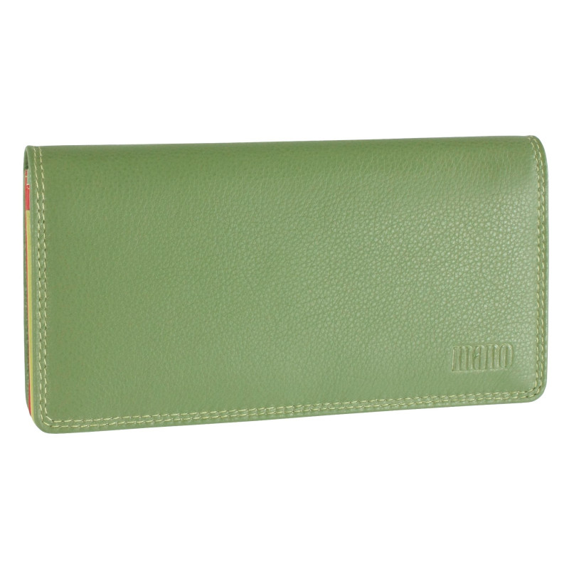 Дамски портфейл Mano Multicolorus 06 зелен/светлозелен M17706GR/LGR