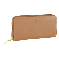 Дамски портфейл Mano Multicolorus 24 коняк/светлозелен M17724CO/LGR